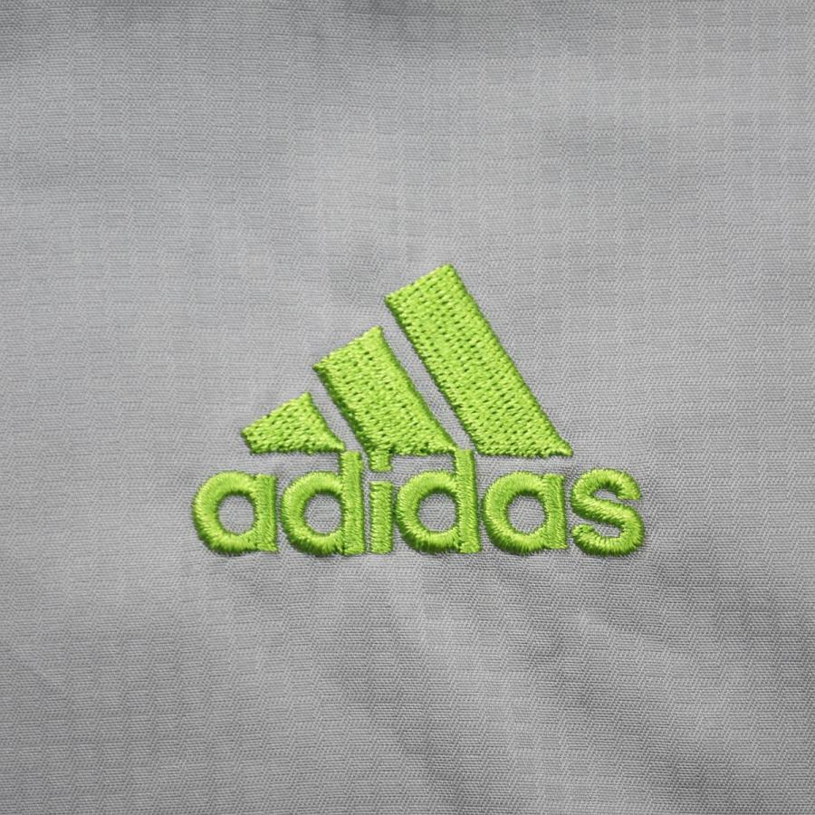 アディダス ゴルフ adidas golf 長袖 x 半袖 プルオーバー ウィンド ジャケット スニードジャック ピステ M グレー x グリーン スポーツ ウェア メンズ_4