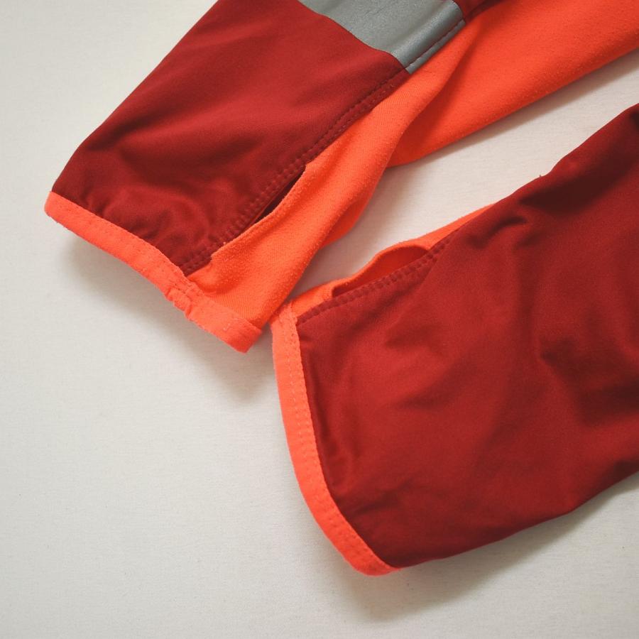 ナイキ NIKE ドライフィット DRI−FIT スウッシュ ロゴ プリント ストレッチ ウィンド ジャケット ラグランスリーブ 裏起毛 M レッド スポーツ ウェア メンズ_11