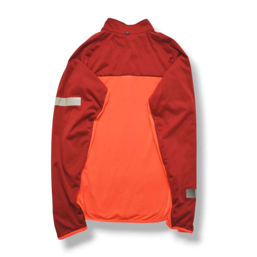 ナイキ NIKE ドライフィット DRI−FIT スウッシュ ロゴ プリント ストレッチ ウィンド ジャケット ラグランスリーブ 裏起毛 M レッド スポーツ ウェア メンズ_3
