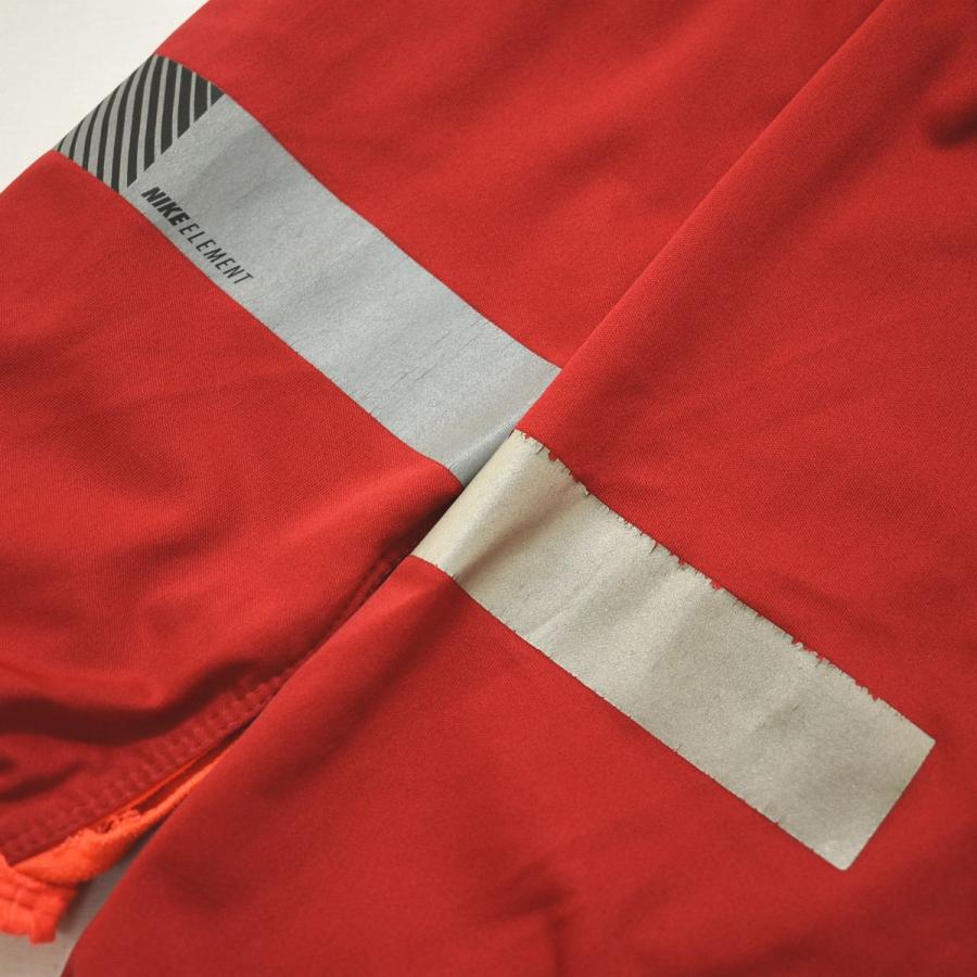 ナイキ NIKE ドライフィット DRI−FIT スウッシュ ロゴ プリント ストレッチ ウィンド ジャケット ラグランスリーブ 裏起毛 M レッド スポーツ ウェア メンズ_8