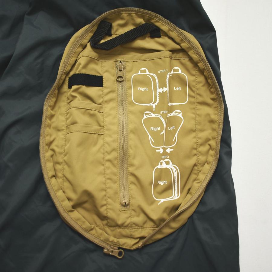 カリマー karrimor wander coat ワンダー コート ウィンドブレーカー ジャンパー パーカー パッカブル 収納機能 XL ベージュ アウトドア メンズ_13