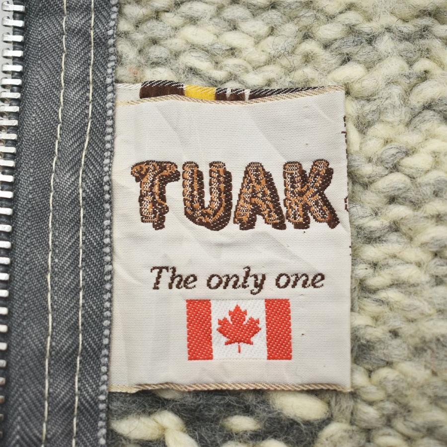 カナダTUAK カウチンセーター　ヴィンテージ VINTAGE 90s ヴィンテージ カナダ製 トゥアック TUAK ピュア