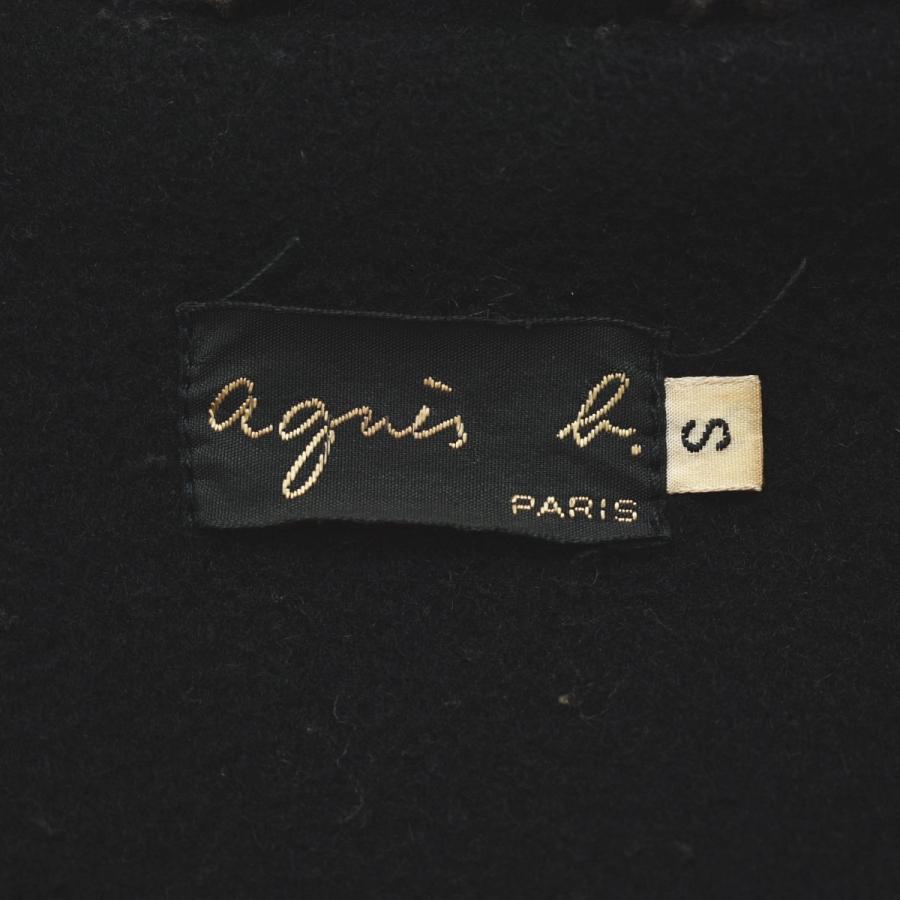 agnes b.（アニエスベー） 英国製 agnes b ロング丈 メルトン ウール