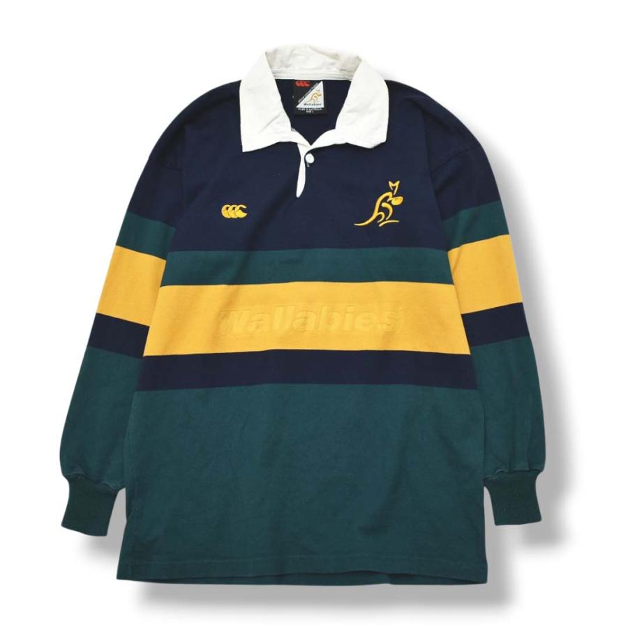 ワラビーズ ラガーシャツ カンタベリー製 オーストラリア製 カンタベリー CANTERBURY x オーストラリア代表