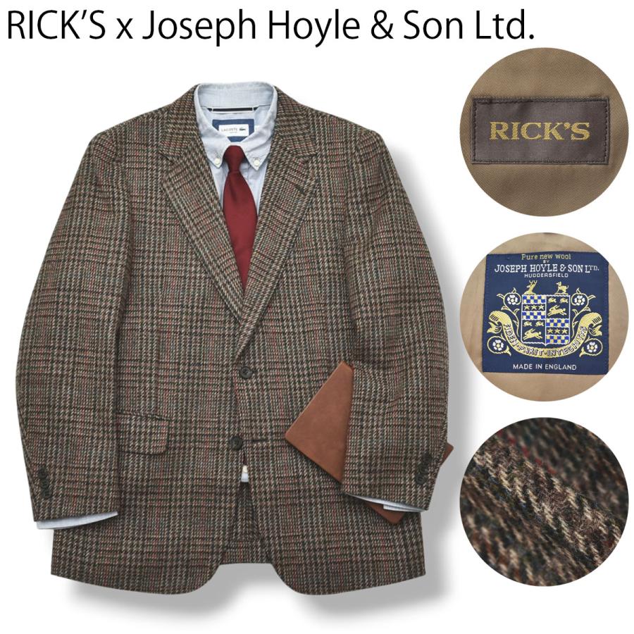 【希少】Y's Red Label テーラードジャケット Joseph Hoyle & Son x RICK'S シングル 2B ウール ツイード テーラード