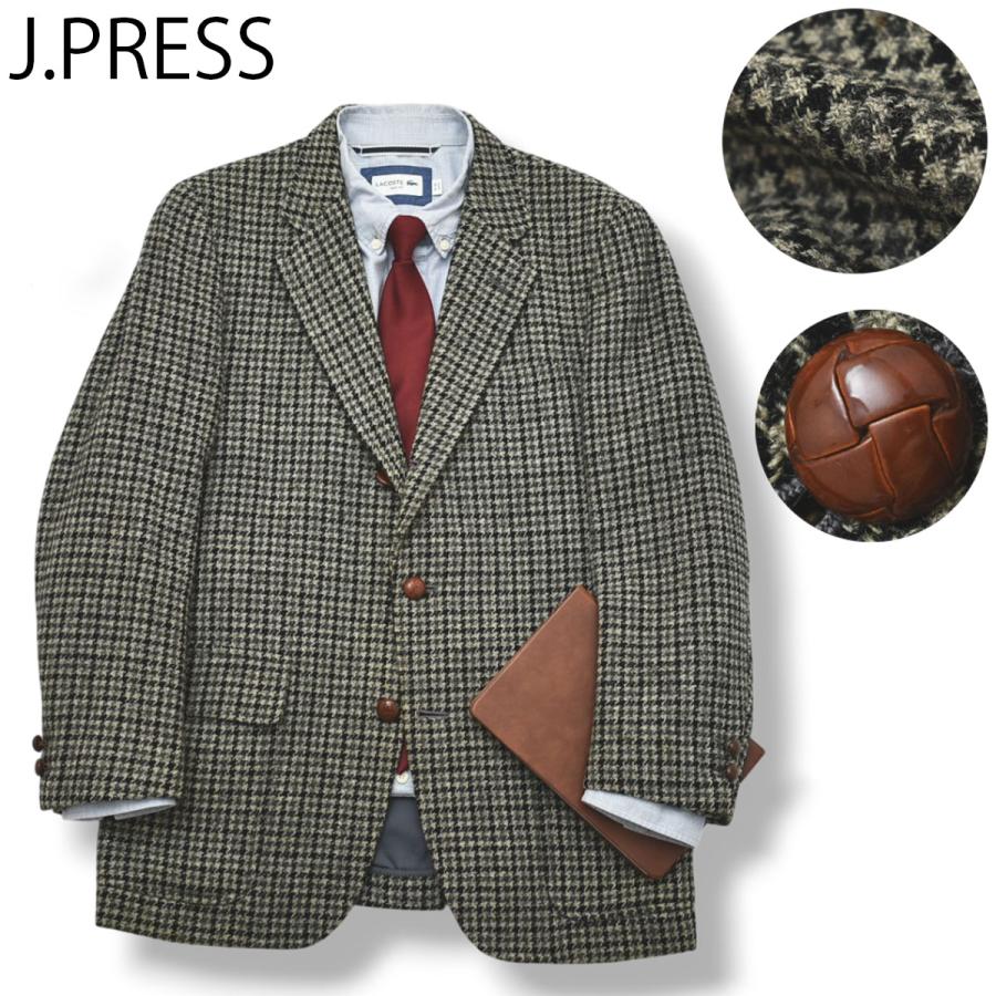 J.PRESS（J.プレス） ジェイプレス ウール ツイード 千鳥格子 段返り3B