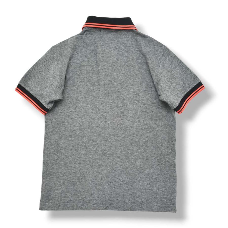 FRED PERRY フレッドペリー 鹿の子 半袖 ポロシャツ 月桂樹 XL FRED PERRY（フレッドペリー） 半袖 ポロシャツ 鹿の子 月桂樹 刺繍