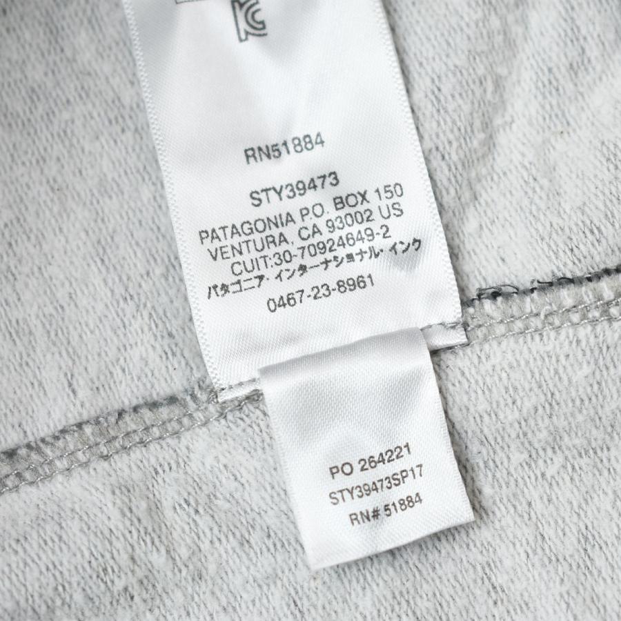パタゴニア patagonia オーガニック コットン フライング フィッシュ プリント スウェット トレーナー クルーネック 裏起毛 S グレー メンズ_13
