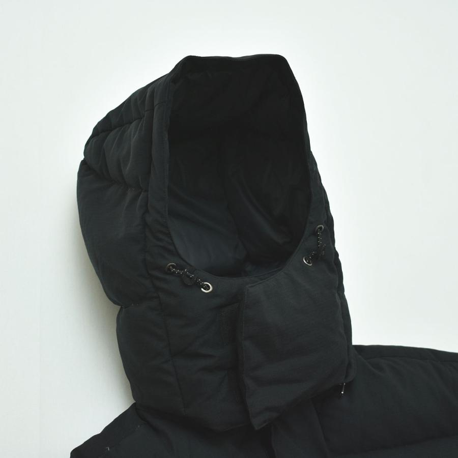 AIGLE フード付きダウンジャケット 黒 美品 AIGLE（エーグル） フード付き ダウンジャケット 黒 : 古着屋リプラス