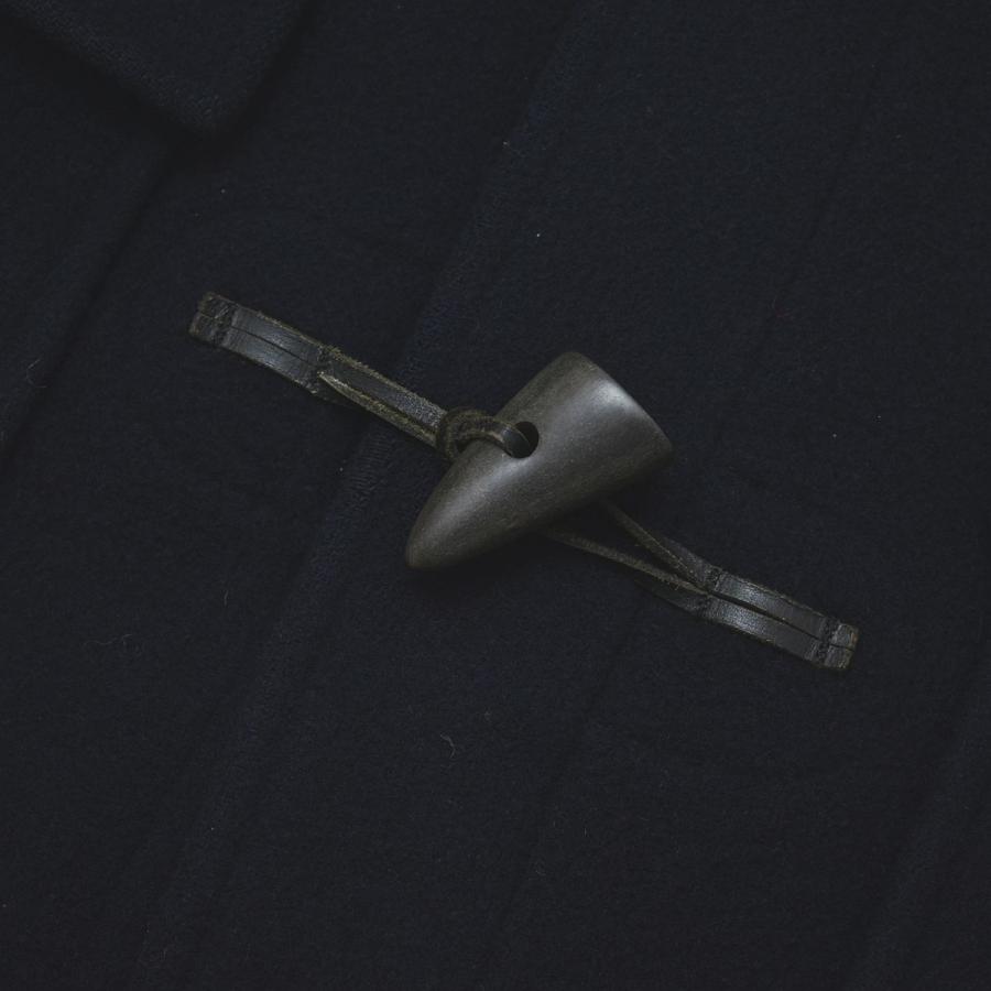 70s 80s brooks brothers ウール ダッフルコート ブラック BROOKS BROTHERS（ブルックスブラザーズ） 70s 英国製 ウール ダッフル
