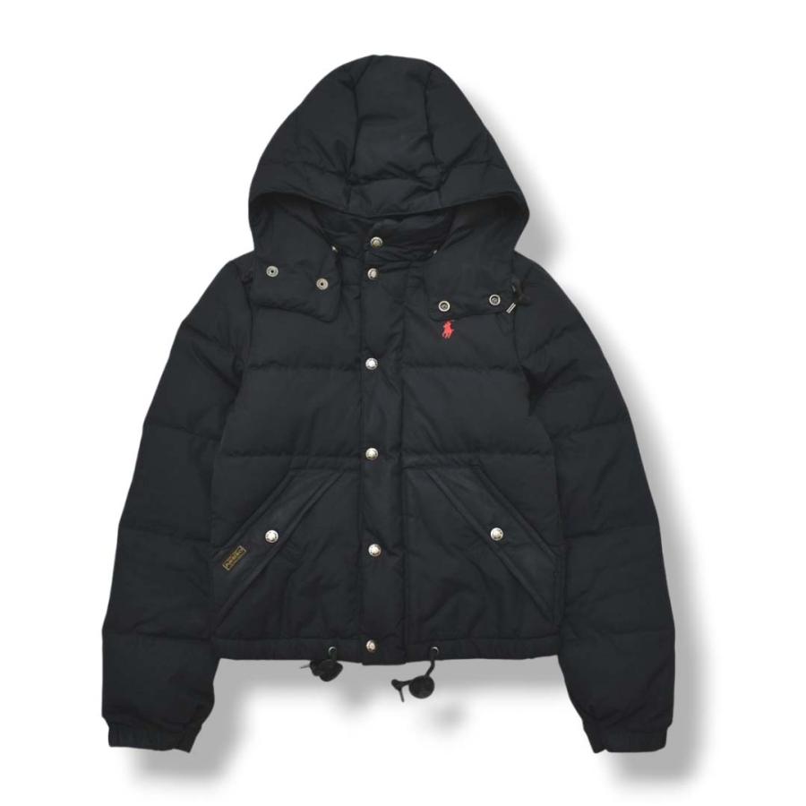 値下げラルフローレン ダウンジャケット XS ブラック 美品☆レディース人気 POLO RALPH LAUREN（ポロ・ラルフローレン） POLO ラルフローレン