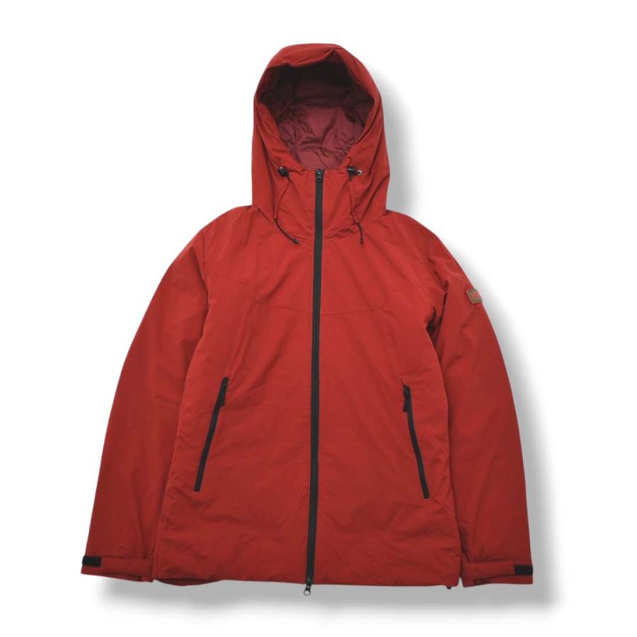 AIGLE（エーグル） フード付き ダウン ジャケット S レッド : 古着屋