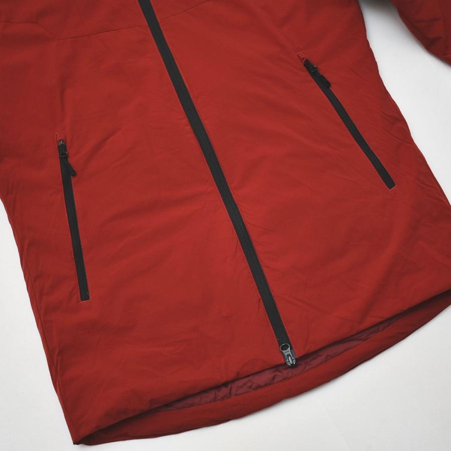 AIGLE（エーグル） フード付き ダウン ジャケット S レッド : 古着屋