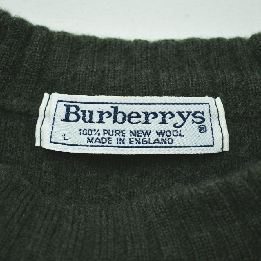 BURBERRY（バーバリー） 90s 英国製 ショルダー エルボーパッチ ニット