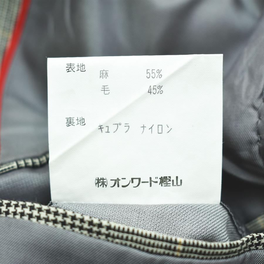 J.PRESS（J.プレス） ジェイプレス リネン ウール グレンチェック