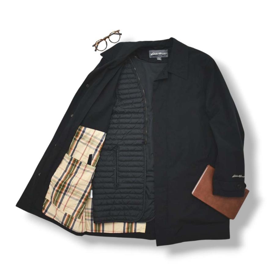 Eddie Bauer（エディーバウアー） ダウンライナー付き 裏地チェック柄