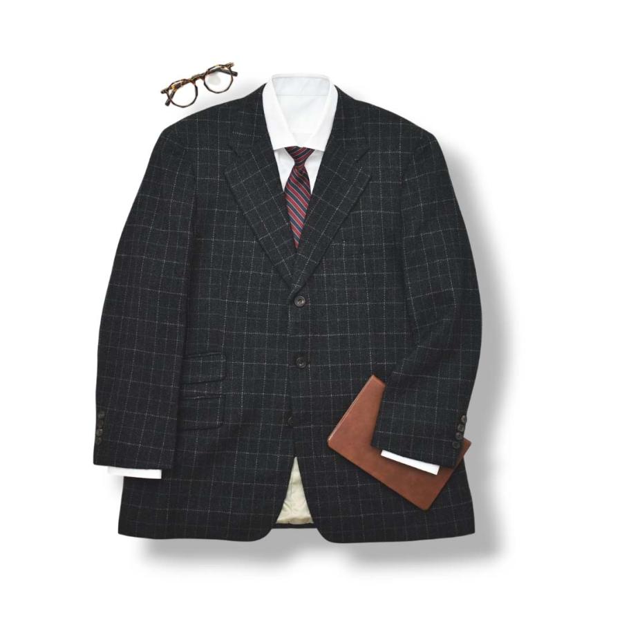 ポールスチュアート PaulStuart ツイードウール タッタソールチェック