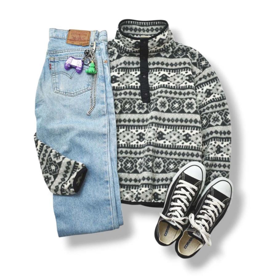 L.L.Bean（エルエルビーン） 80s90sヴィンテージ ハーフボタン