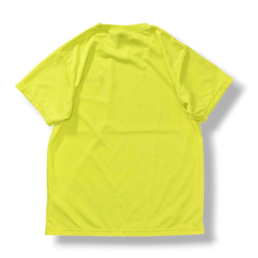 デサント DESCENTE 日本代表 モデル メッシュ Tシャツ クルーネック サイドシーム カットソー ロゴプリント S ネオンイエロー スポーツ ウェア メンズ_2