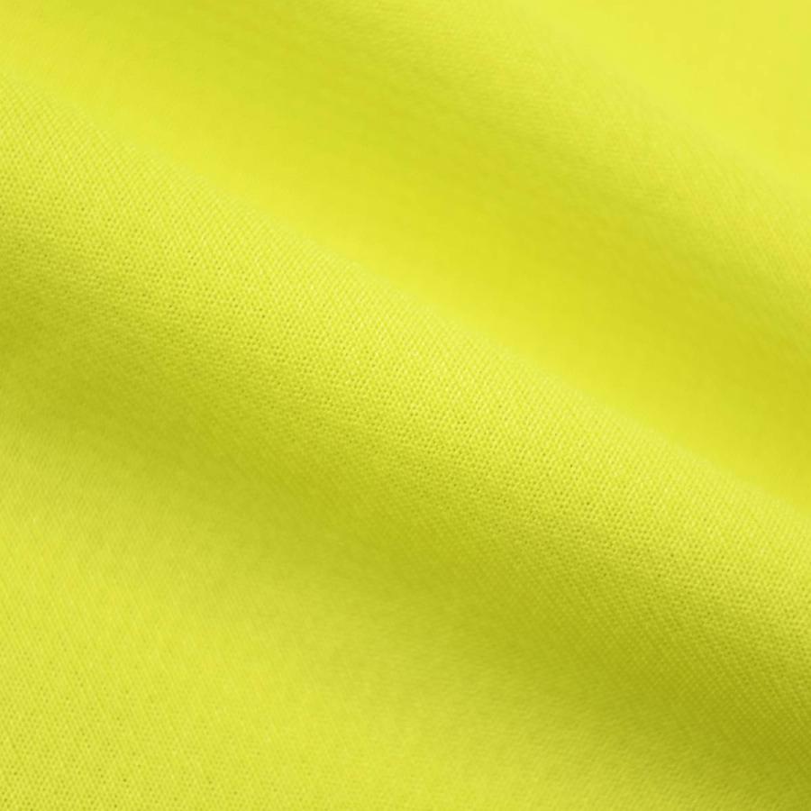 デサント DESCENTE 日本代表 モデル メッシュ Tシャツ クルーネック サイドシーム カットソー ロゴプリント S ネオンイエロー スポーツ ウェア メンズ_9