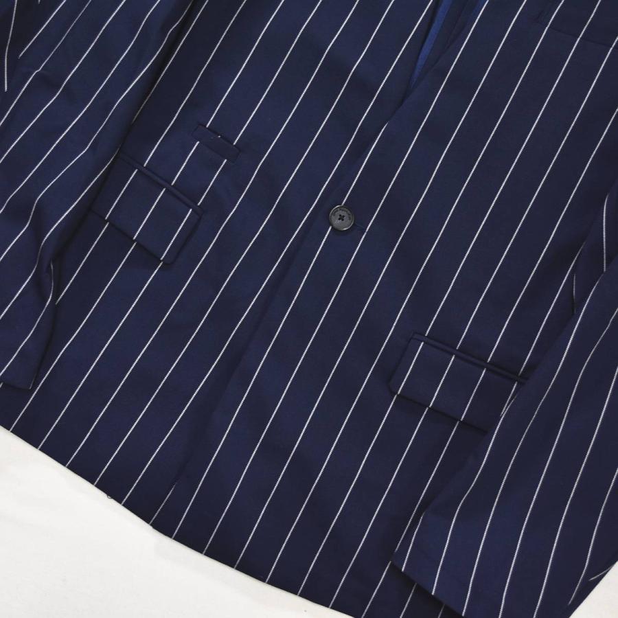 GU×MIHARAYASUHIRO ストライプノーカラージャケットセットアップ The
