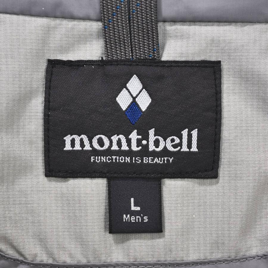 モンベル montbell ストームジャケット Men’s マウンテンパーカー 中綿 アウトドア 冬山 普段使い タウンユース L ライトグレー メンズの画像