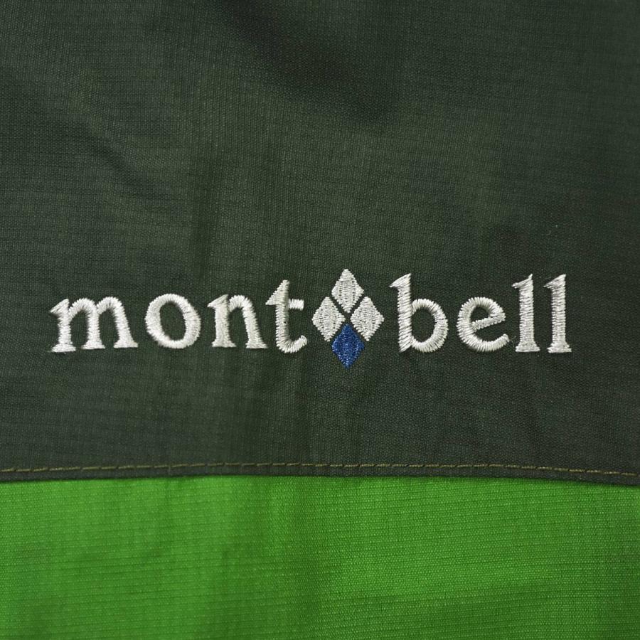 モンベル montbell ストームジャケット シンサレート Thinsulate 中綿入り マウンテンパーカー アウトドアウェア タウンユース S イエローグリーン メンズの画像