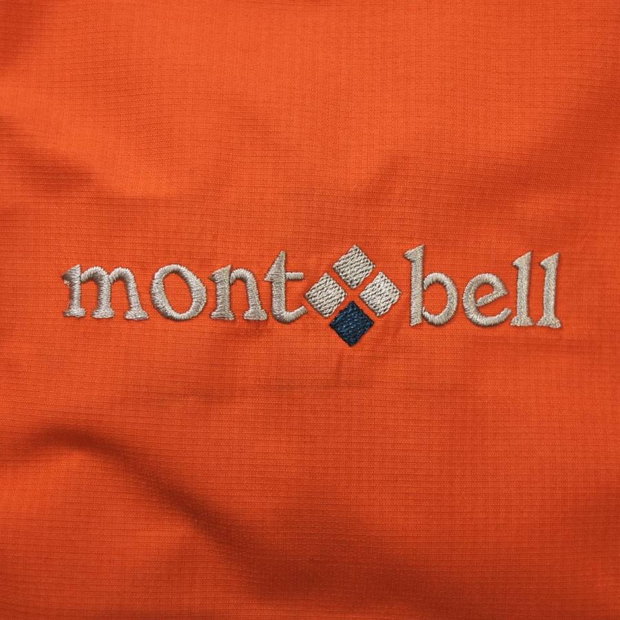 モンベル montbell ストームジャケット マウンテンパーカー レインジャケット アウトドア アウター ハードシェル M オレンジ メンズの画像