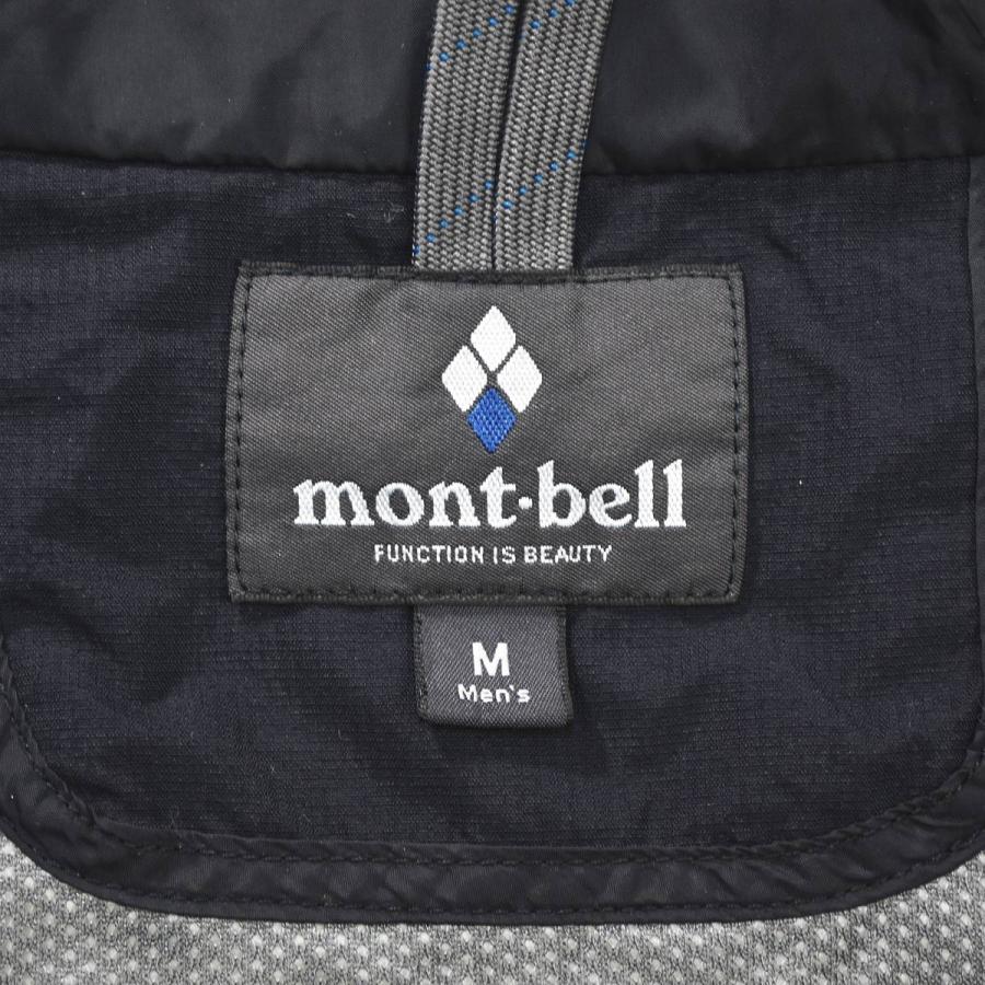 モンベル montbell ストームジャケット マウンテンパーカー レインジャケット アウトドア ウィンタースポーツ アウター ハードシェル M グレー メンズの画像