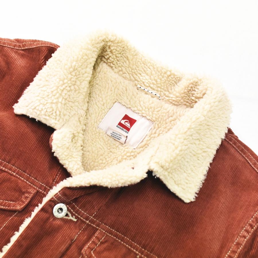 Quiksilver（クイックシルバー） 細畝 コーデュロイ ボア ジャケット