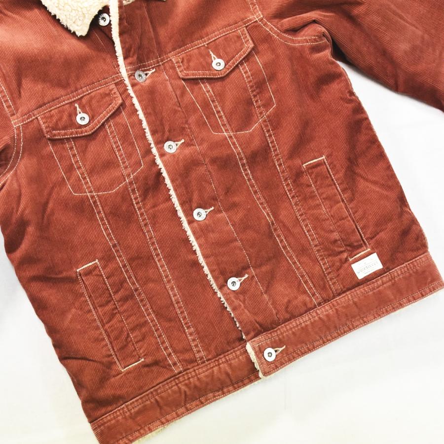 Quiksilver（クイックシルバー） 細畝 コーデュロイ ボア ジャケット