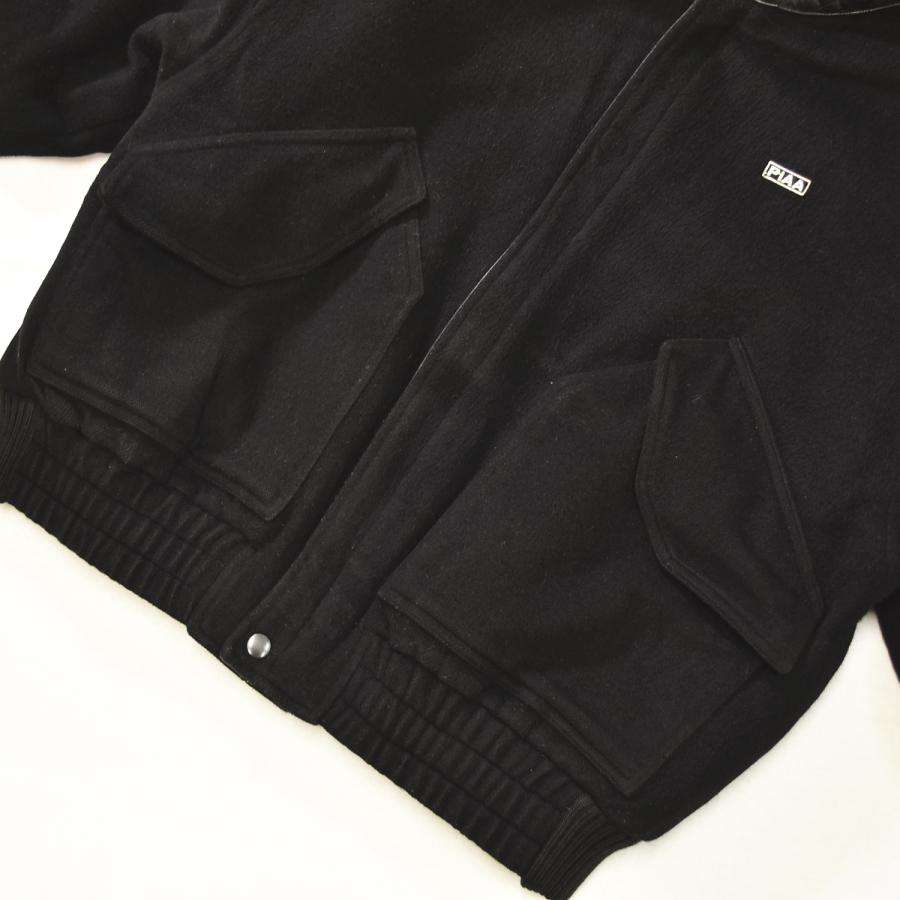 PIAA 90sヴィンテージ PIAA RACING ピア レーシング 襟 本革切替