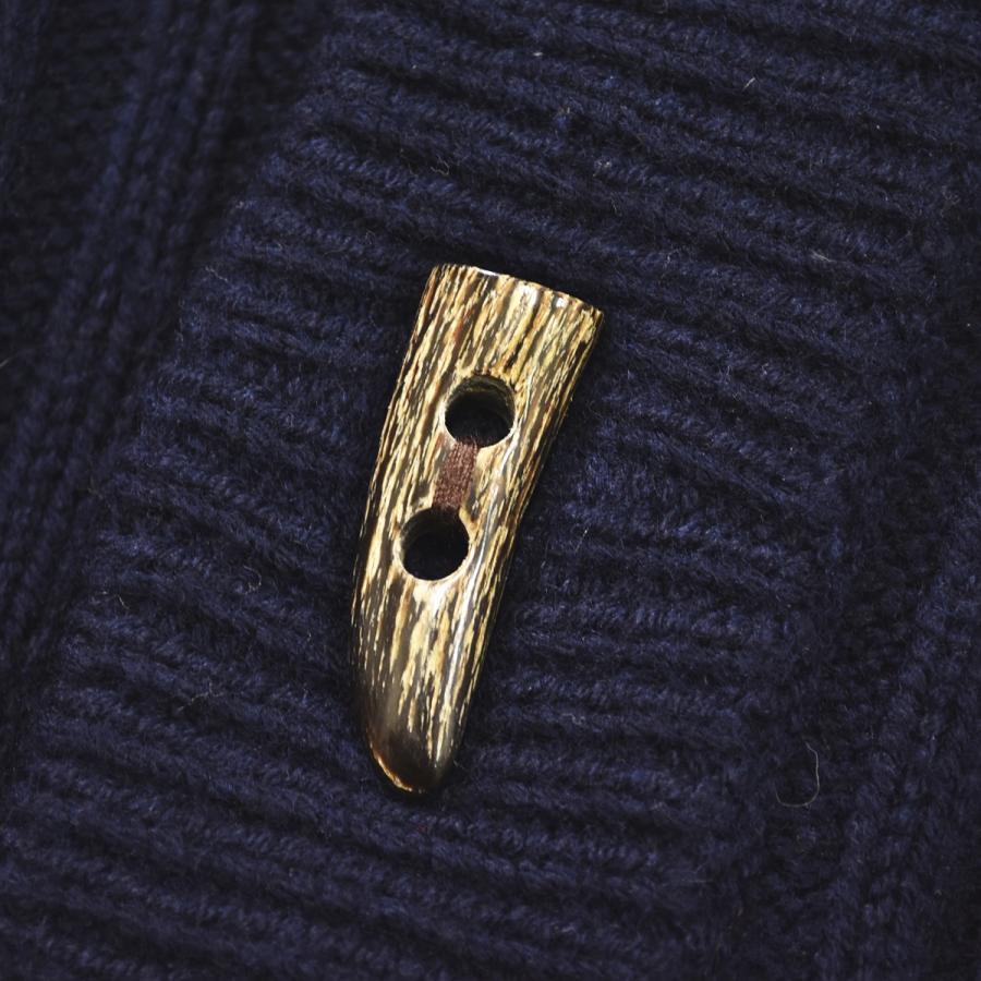 SHIPS（シップス） ケーブルニット ショールカラー ウール