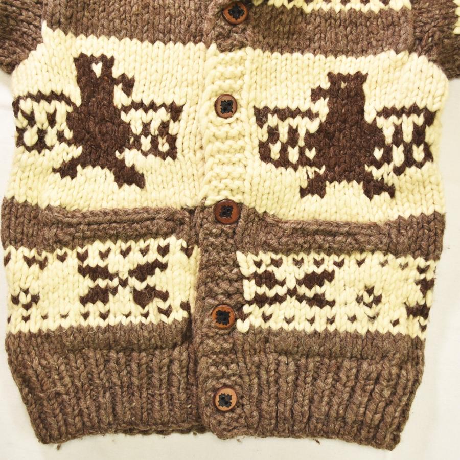 VINTAGE カナダ製 90s ヴィンテージ unknown カウチン ニット セーター