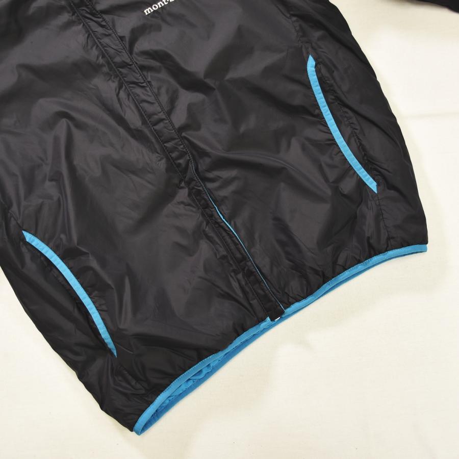 ❁mont-bell　サマーランドパーカ　ジャンパー　160cm☆リバーシブル リバーシブルで山も街も！濡れに強い高コスパ化繊綿ジャケット「サーマ