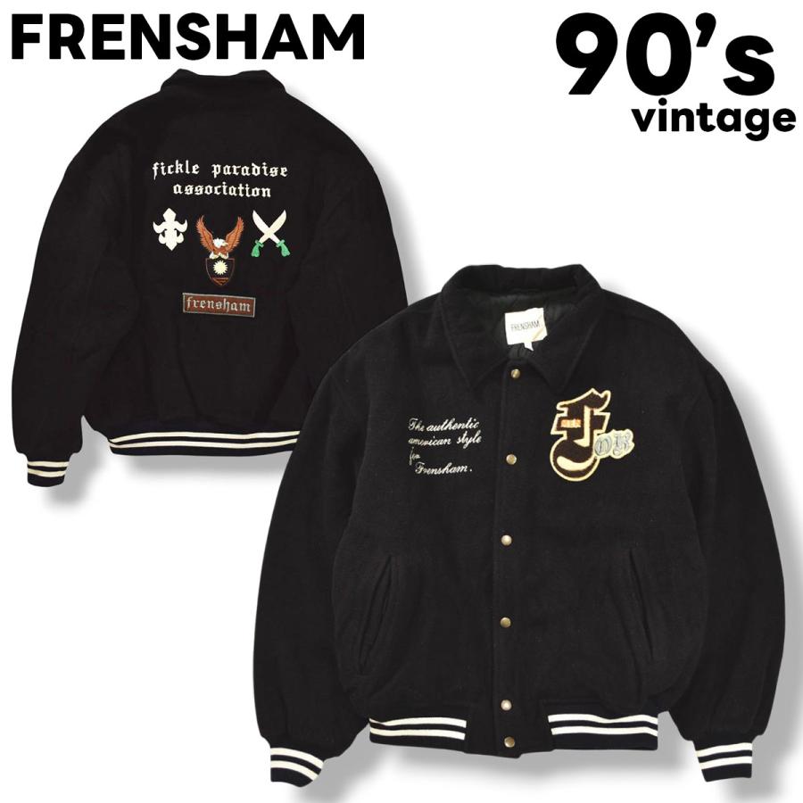 VINTAGE 90sヴィンテージ FRENSHAM メルトンウール セミデコ