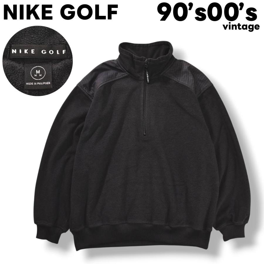 90s 00s ヴィンテージ ナイキ ゴルフ NIKE GOLF ハーフジップ フリース 