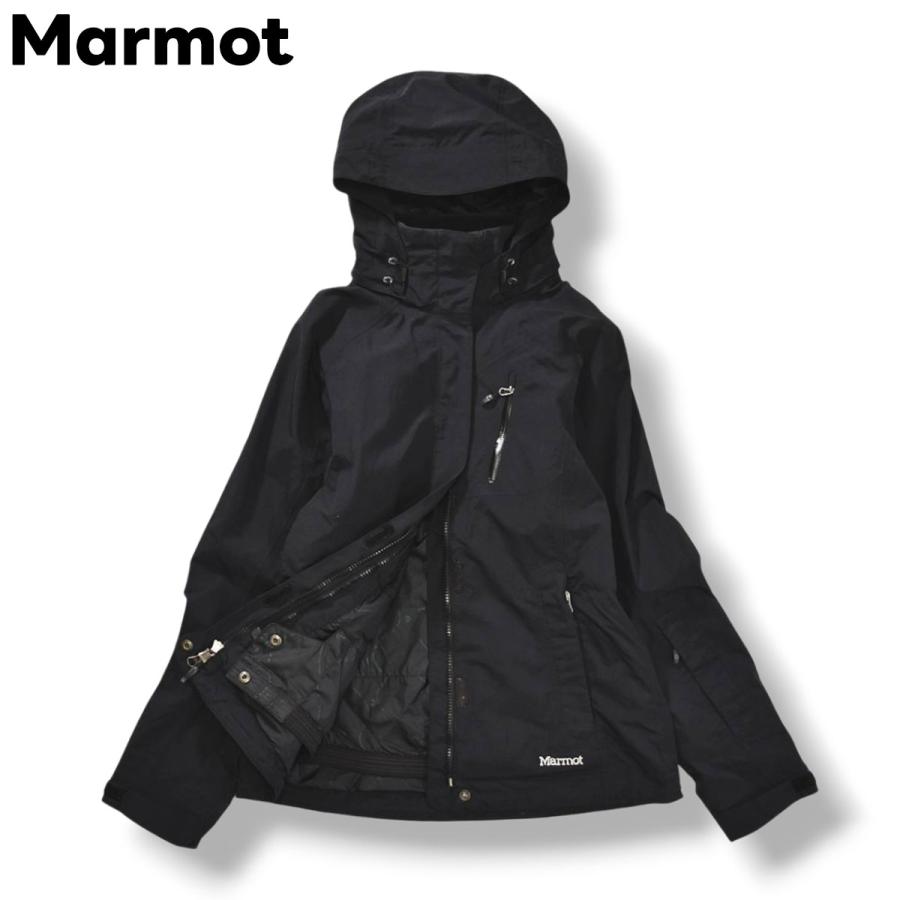 古着 未使用 MARMOT マーモット 長袖 パーカー M ネイビー系 アウトドア レディース 中古・古着通販】Marmot (マーモット) マウンテンパーカー ブルー
