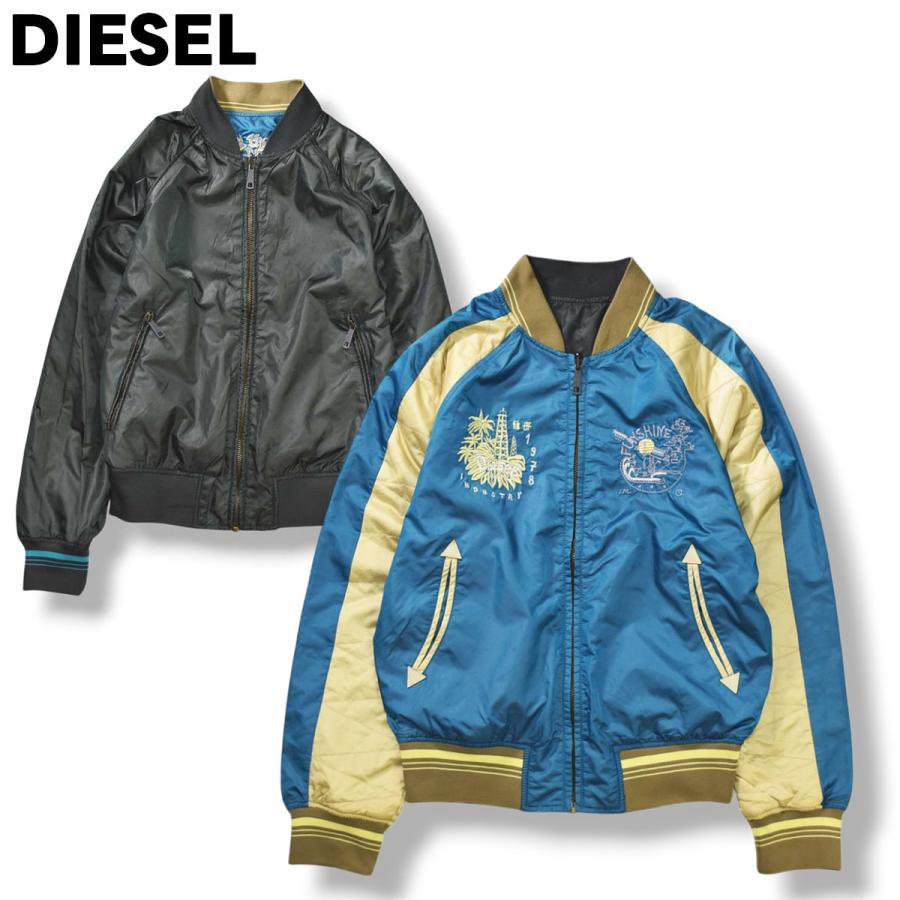 DIESEL（ディーゼル） 刺繍 デザイン スカジャン スーベニア