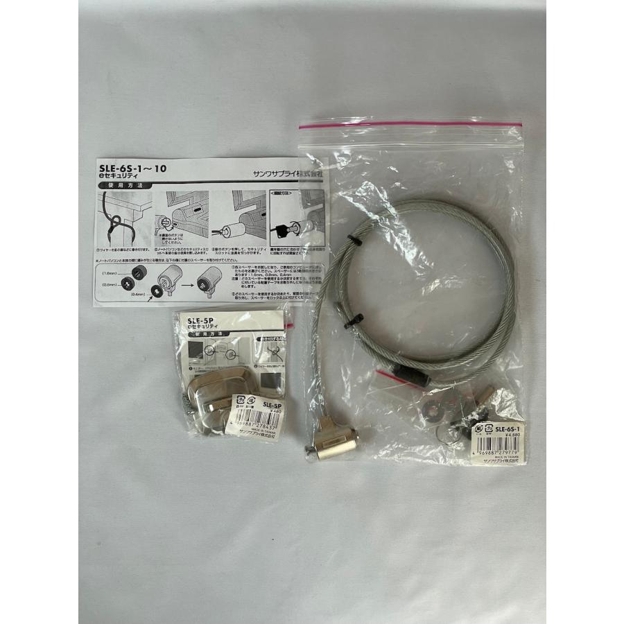 未使用品 サンワサプライ SEL-6S-1 eセキュリティ SEL-5Pセット | SANWA SUPPLY