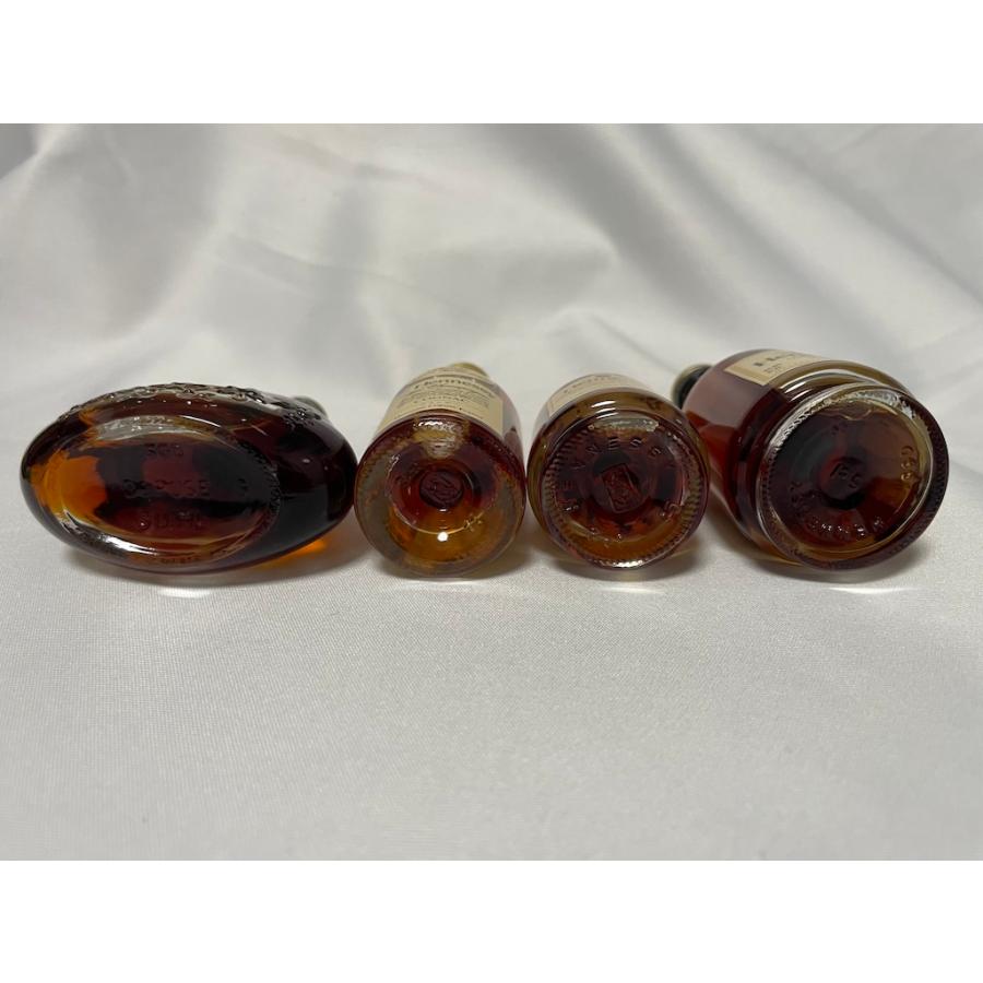 未開栓 Hennessy ヘネシー金キャップクリアボトル4本セット