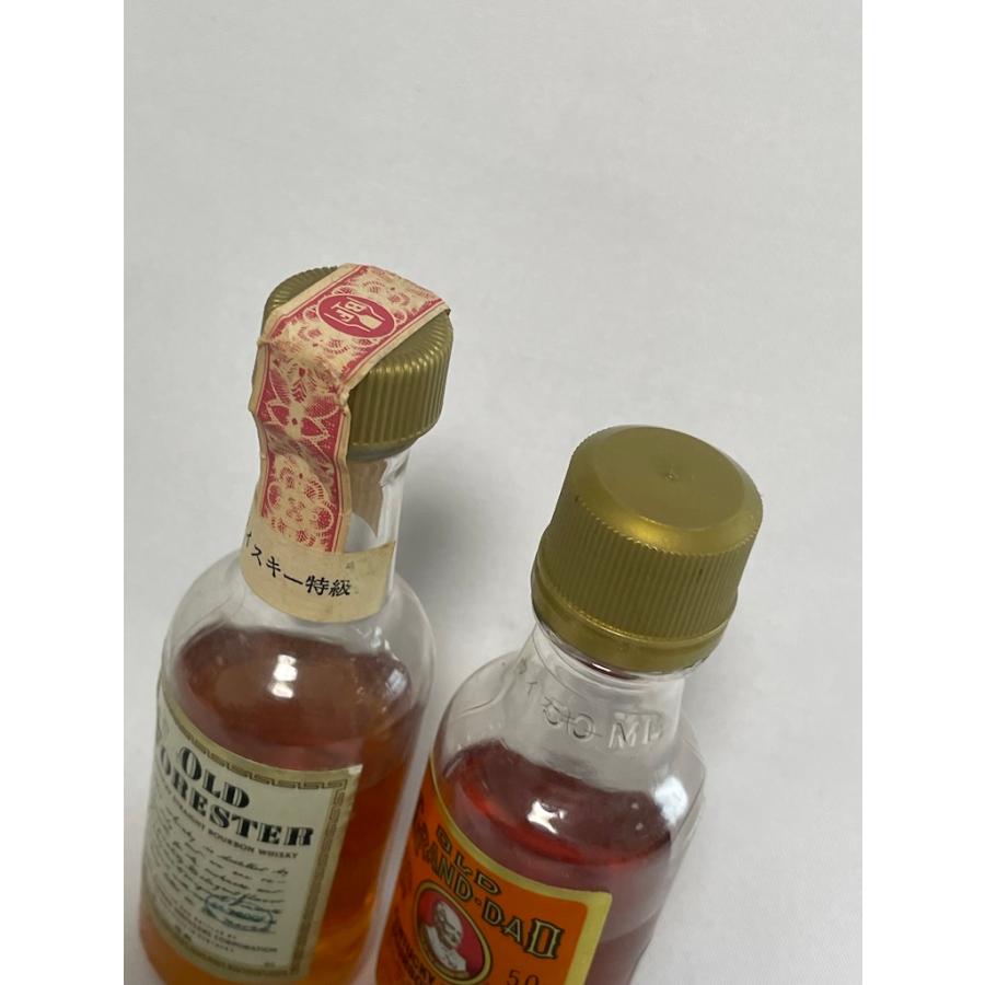 古酒 未開栓 ☆バーボンミニボトル 6本セット★Blanton★OLD CHARTER★ROLLING-K★Ancient Age AA★OLD FORESTER★OLD GRAND-DAD |  | 09