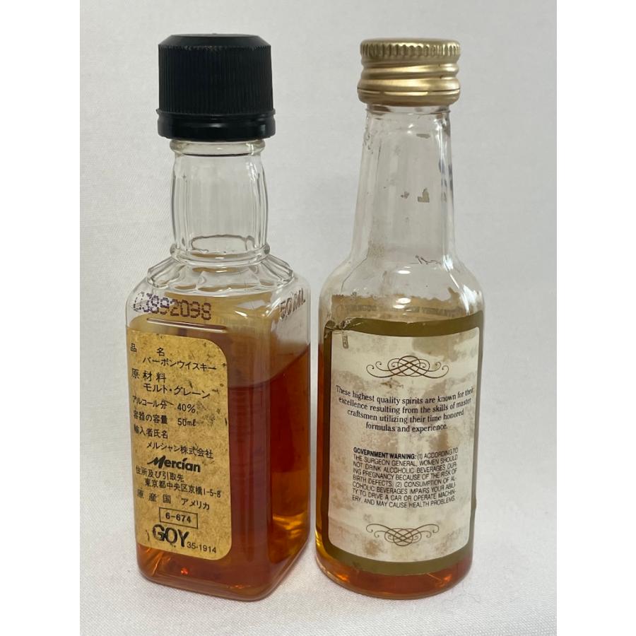 古酒 未開栓 ☆バーボンミニボトル 6本セット★Blanton★OLD CHARTER★ROLLING-K★Ancient Age AA★OLD FORESTER★OLD GRAND-DAD |  | 05