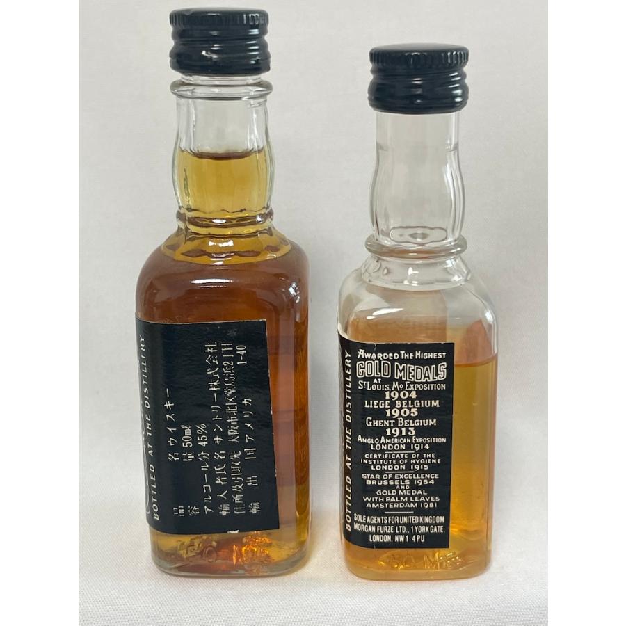 古酒 未開栓 ☆バーボン ミニボトル 6本セット★アーリータイムズ プレミアム 43％★ジンビーム RYE 40%★ジャックダニエル 45% 各50ml　他 | EARLYTIMES | 08