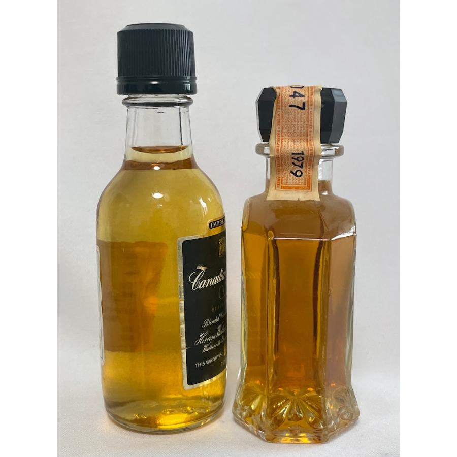 古酒 未開栓 カナデイアンクラブ ミニボトル 5本セット★クラシック 12年 ★ブラックラベル ★ホワイトラベル   各 50ml 40％ | カナディアンクラブ | 04