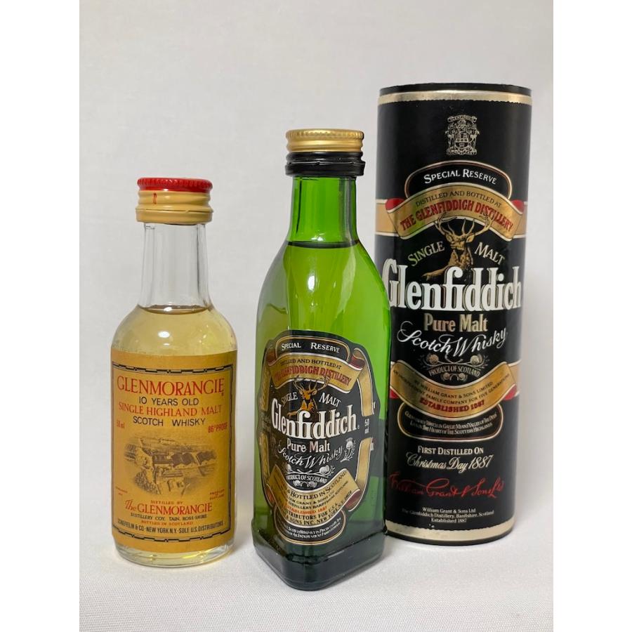 古酒 未開栓 シングルモルト ミニボトル 4本セット☆アベラワー12年☆グレンリベット12年☆グレンモーレンジ10年☆グレンフィディック | アベラワー | 05