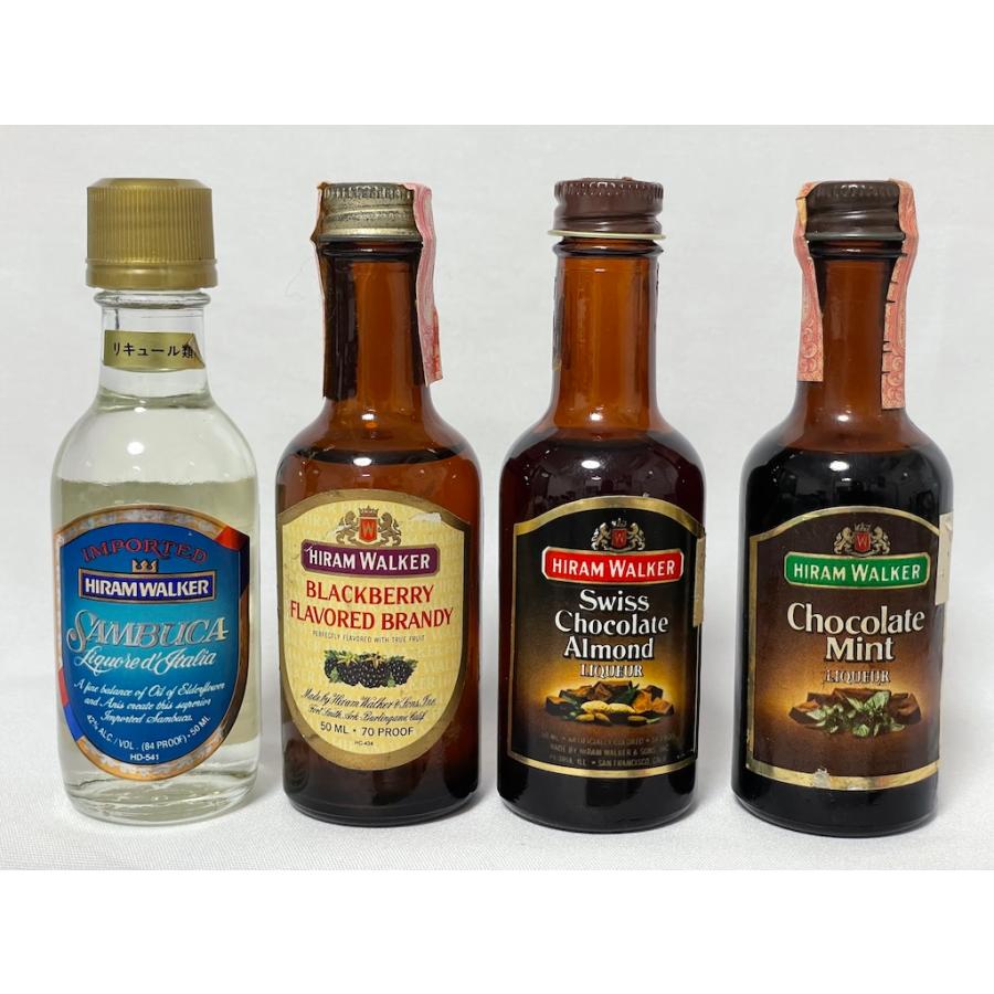 古酒 未開栓 リキュール ミニチュアボトル 14本セット☆ハイラムウォーカー サンブーカ☆グランマルニエ☆ジェット☆マリーブリザール | HIRAM WALKER SAMBUCA | 01