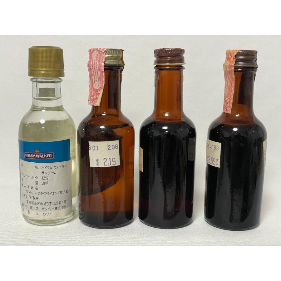 古酒 未開栓 リキュール ミニチュアボトル 14本セット☆ハイラムウォーカー サンブーカ☆グランマルニエ☆ジェット☆マリーブリザール | HIRAM WALKER SAMBUCA | 02