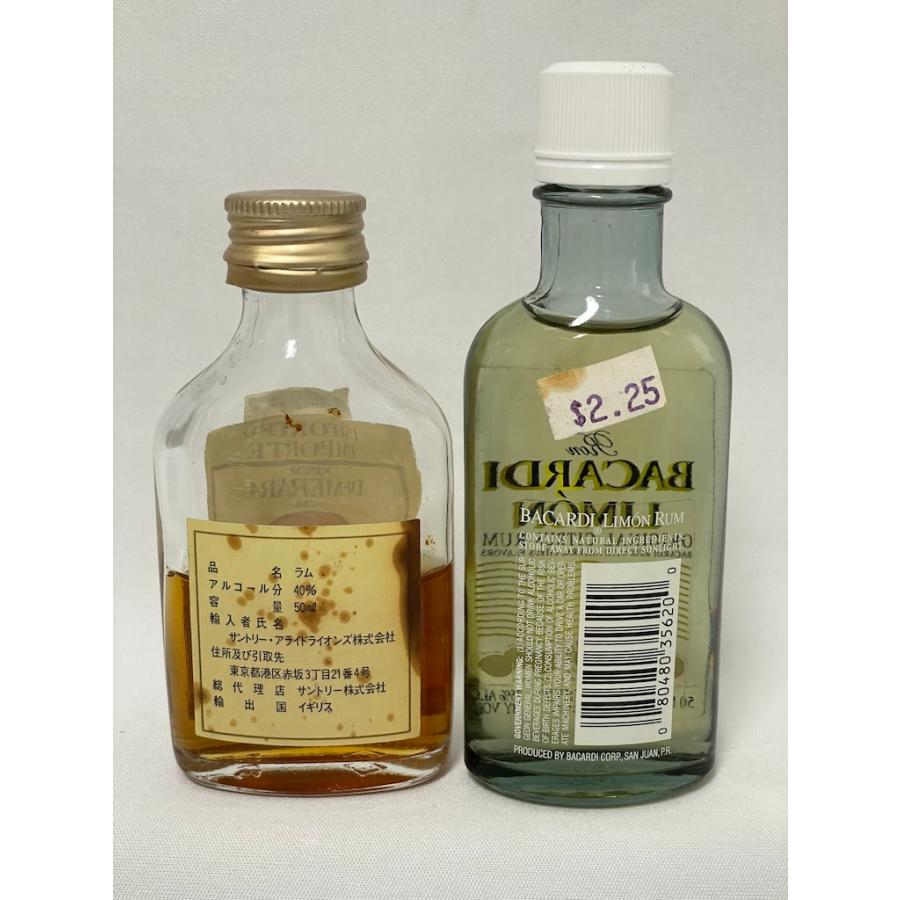 未開栓 古酒 ★ラムズ ネイビーラム★アルクレット ラムズ★ロンリコ★レモンハート★バカルディー☆ラム酒 ミニボトル ６本セット 各50ml |  | 05