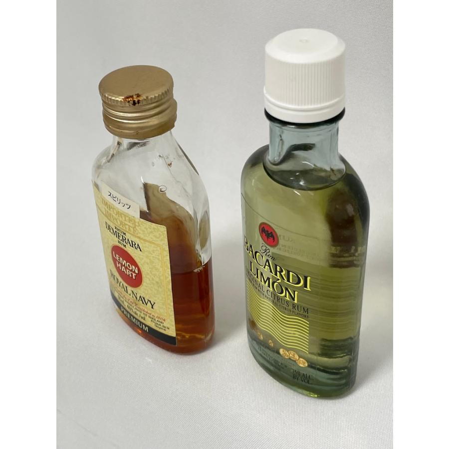 未開栓 古酒 ★ラムズ ネイビーラム★アルクレット ラムズ★ロンリコ★レモンハート★バカルディー☆ラム酒 ミニボトル ６本セット 各50ml |  | 06